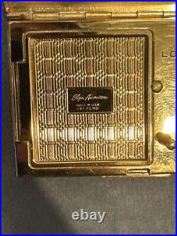 Vintage Elgin American Musical Compact Powder Box