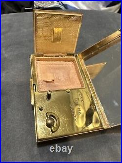 Vintage Elgin American Musical Compact Powder Box