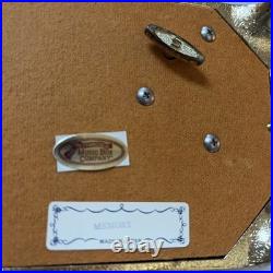 Vintage Enamel Butterfly Automaton Music Box Jewelry Box