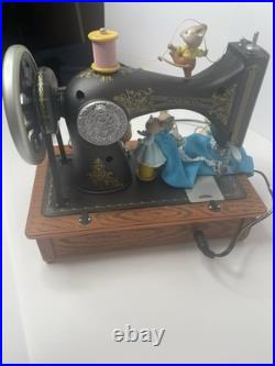 Vintage Enesco 1989 Music Box Sew Petite My Favorite Things Mice Sewing machine