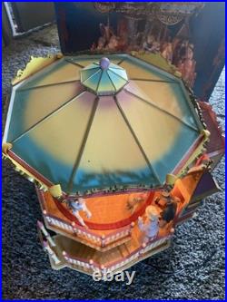 Vintage Enesco CAROUSEL ROYALE Animated Illuminated Musical Carousel WORKS