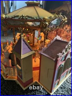 Vintage Enesco CAROUSEL ROYALE Animated Illuminated Musical Carousel WORKS