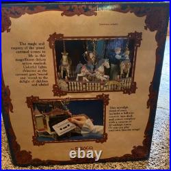 Vintage Enesco CAROUSEL ROYALE Animated Illuminated Musical Carousel WORKS