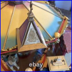 Vintage Enesco CAROUSEL ROYALE Animated Illuminated Musical Carousel WORKS