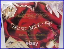 Vintage Enesco Music Mice-Tro Piano Concert Plays Polonaise Works with Box