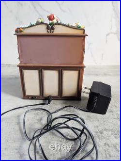 Vintage Enesco Musical Society CHECKING IT TWICE Animated Motion Music Box Mice Vintage Enesco Musical Society CHECKING IT TWICE Animated Motion Music Box Mice