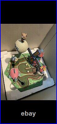 Vintage Enesco Tee Time Golf Lighted Action Musical 587745 NOS 1992