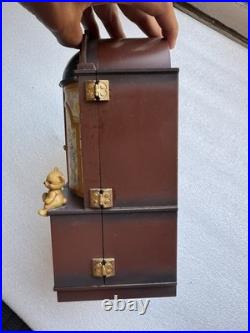 Vintage Enesco The Dream Keeper Lighted Animated Music Box 1990 No Power Cord