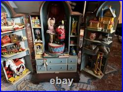 Vintage Enesco The Dream Keeper Lighted Animated Music Box WORKS