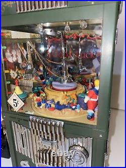 Vintage Enesco The Grabber Music Box Small World Collection