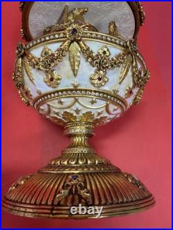 Vintage Franklin Mint House of Faberge Imperial Carousel Egg Musical