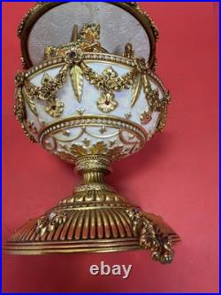 Vintage Franklin Mint House of Faberge Imperial Carousel Egg Musical