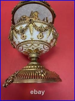 Vintage Franklin Mint House of Faberge Imperial Carousel Egg Musical