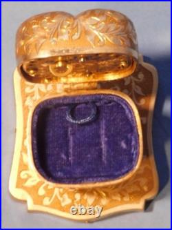 Vintage Fred Zimbalist Music Box / Ring Holder, Love is a many splendored things