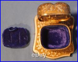 Vintage Fred Zimbalist Music Box / Ring Holder, Love is a many splendored things