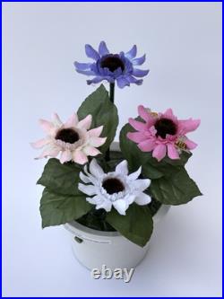 Vintage Gemmy 1998 Dancing Flowers In the Mood Animated Motion Activated WORKS