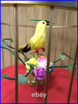 Vintage German Carl Griesbaum Single Birdcage- Fully Restored (see Video)