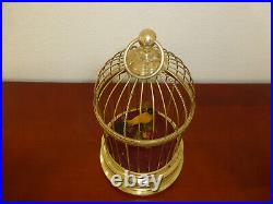 Vintage German Karl Griesbaum Singing Bird Cage Automaton Music Box (see Video)