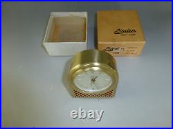 Vintage German Musical Alarm Clock With Reuge Music Box Movement Fully Serviced