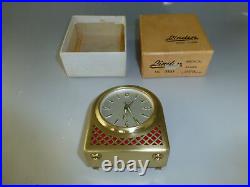 Vintage German Musical Alarm Clock With Reuge Music Box Movement Fully Serviced