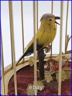 Vintage German Singing Bird Cage Automaton Music Box