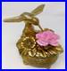 Vintage-Gold-Tone-Metal-Flapping-Wing-Hummingbird-Rotating-Rose-Music-Box-01-jc
