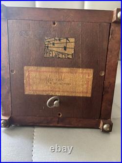 Vintage HELVETIC Wooden Musical Carousel Dispenser Cigarette WORKING Baby Face