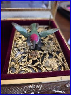 Vintage Hummingbird Automation Music Box