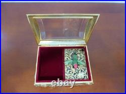 Vintage Hummingbird Automaton Music Box Jewelry Box (watch The Video)