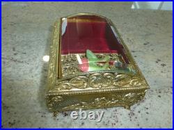 Vintage Hummingbird Automaton Music Box Jewelry Box (watch The Video) Vintage Hummingbird Automaton Music Box Jewelry Box (watch The Video)