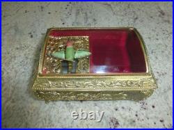 Vintage Hummingbird Automaton Music Box Jewelry Box (watch The Video) Vintage Hummingbird Automaton Music Box Jewelry Box (watch The Video)