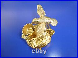 Vintage Hummingbird Automaton Music Box With Baby Chick Rare Model