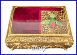 Vintage Hummingbird music box Japan music box company
