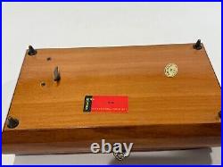 Vintage Inlaid Wooden Music Box withSwiss Movement by Reuge. Made in Italy Misty Vintage Inlaid Wooden Music Box withSwiss Movement by Reuge. Made in Italy Misty