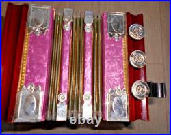 Vintage Italian Accordion Concertina Squeezebox 10 X Key Musical Instrument