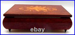 Vintage Italian Floral Marquetry Inlay Music Jewelry Box Swiss Mvmt. Dr. Zhivago Vintage Italian Floral Marquetry Inlay Music Jewelry Box Swiss Mvmt. Dr. Zhivago