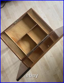 Vintage Italian Marquetry Music Box Side Table Sorrento Isola di Capri Rare