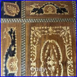 Vintage Italian Marquetry Music Box Side Table Sorrento Isola di Capri Rare