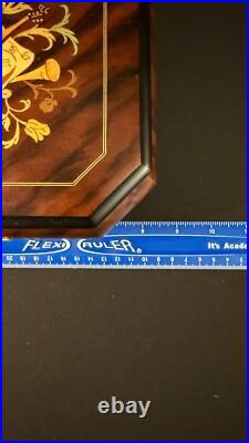 Vintage Italian Marquetry Musical Inlay Reuge Musical Jewelry Box Swiss Movement Vintage Italian Marquetry Musical Inlay Reuge Musical Jewelry Box Swiss Movement