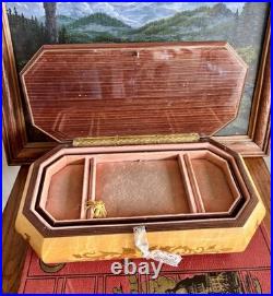 Vintage Italian Sorrento Wood memory Box