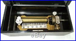 Vintage Jacot's 1816 Swiss Made Cylinder Type Antique Crank Music Box
