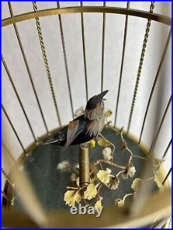 Vintage Ken D German Musical Birdcage Singing Canary Bird KG Karl Griesbaum
