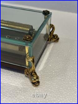 Vintage Key Wind swiss REUGE MUSIC cylinder music box, 3 Airs, Song, 5263