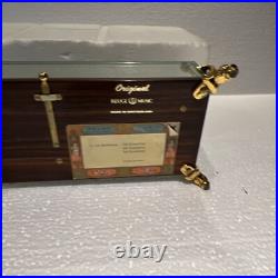 Vintage Key Wind swiss REUGE MUSIC cylinder music box, 3 Airs, Song, 5263