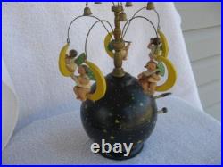 Vintage Kuhn-Wendt-Expertic Label-Angel Globe Music Box-Nice Working Condition Vintage Kuhn-Wendt-Expertic Label-Angel Globe Music Box-Nice Working Condition