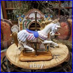 Vintage LE Artist Signed Willits Wurlitzer Carousel Horse Music Box Vintage LE Artist Signed Willits Wurlitzer Carousel Horse Music Box