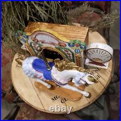 Vintage LE Artist Signed Willits Wurlitzer Carousel Horse Music Box Vintage LE Artist Signed Willits Wurlitzer Carousel Horse Music Box