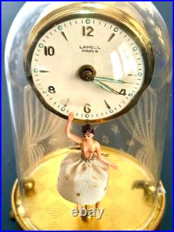 Vintage Lancel Ballerina Alarm Clock Twirls, En Pointe to Blue Danube Waltz