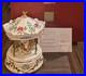 Vintage-Lenox-Holiday-Carousel-Santa-Millennium-Centerpiece-Musical-Works-1999-01-wqkw