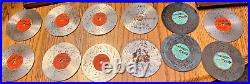 Vintage Lot Of 12 Thorens 4 1/2 Metal Song Discs